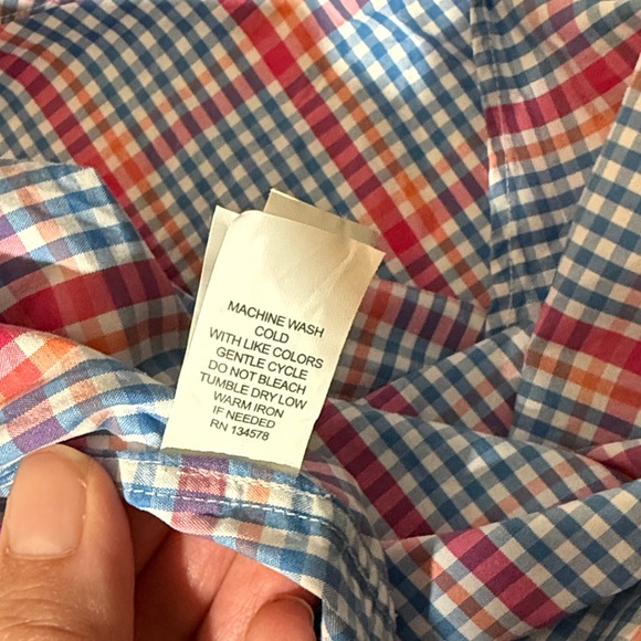 Vineyard Vines Murray Shirt | Plaid Long Sleeve Button‑Down | Size Large - Picture 10 of 16